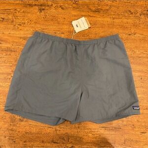 Patagonia Baggies Gray 5" Shorts Vacation Pool Beach Lined Swim Trunks Men's 2XL